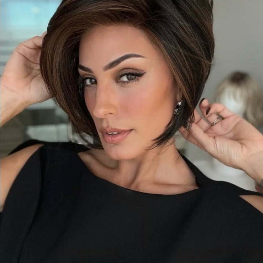 JON RENAU, IGNITE~Petite HD,Synthetic Lace Front, GORGEOUS Color:Toffee Truffle - Picture 6 of 11